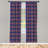 Plaid Semi-Sheer Rod Pocket Curtain Panels-96147656