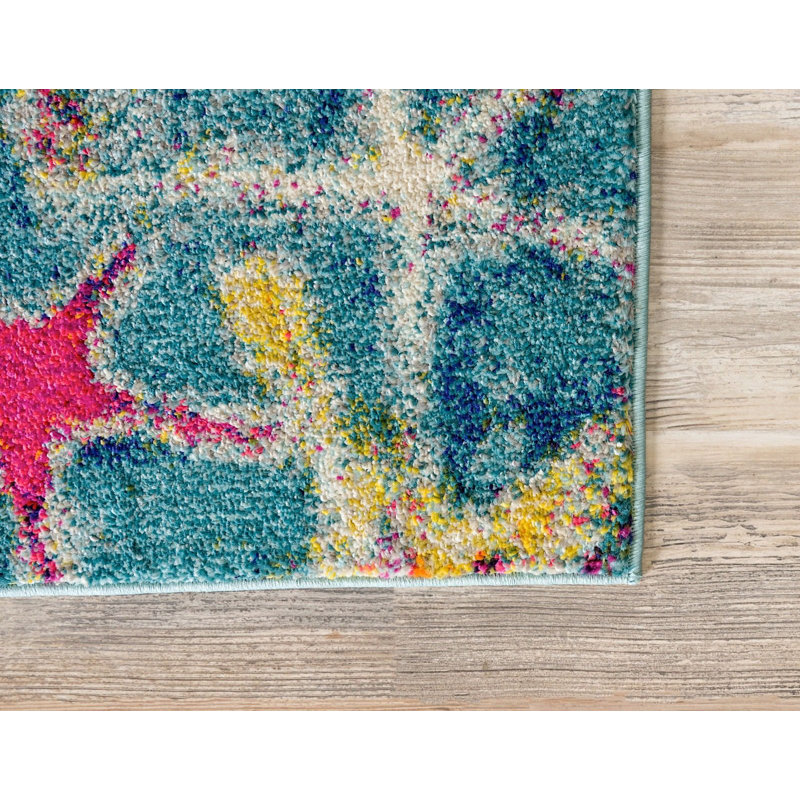 Trenton Abstract Indoor Rug, Runner 2'7" x 10'