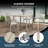 4-Person Outdoor Square Dining Set-288057067