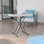Table-plateau / table d'ordinateur portable pliable ajustable en plastique blanc granit Noah