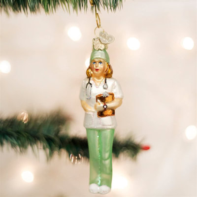 5'' Handmade Glass Hanging Figurine Ornament
