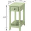 Table d'appoint avec tiroir et tablette pour dortoir compact Modern Interiors