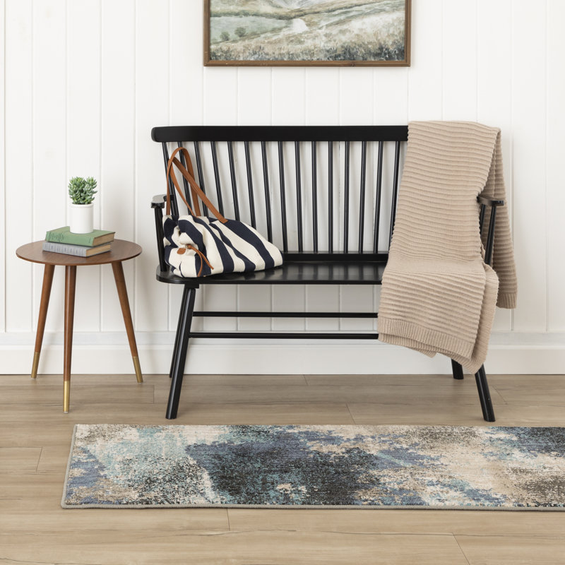 Sous-tapis intérieur antidérapant de 0,01 po Tylersburg, Rectangle 2 pi x 10 pi