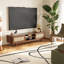 65" Mid Century Modern Tv Stand With Sliding Doors-301623948-330514881