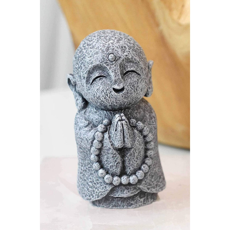 Figurine moine jizo japonais Feng Shui