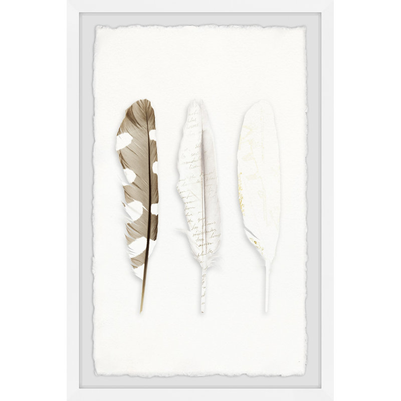 Ebling " Vanishing Feather ", 30" H x 20" W x 1.5" D