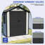 Remise de rangement verticale en plastique-111107951