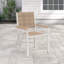 Chaise de salle teck patio Travira-1670510320