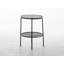 Agretha Glass Top End Table