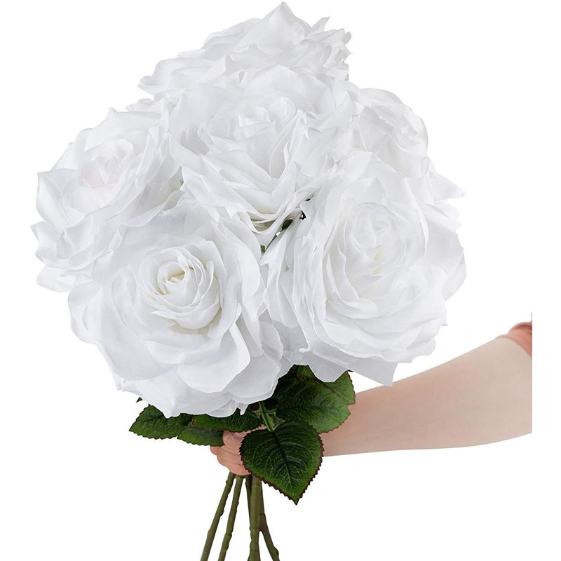 Roses Stem, White
