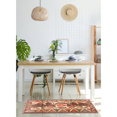 Tapis beige Teimani 3 pi 4 po x 6 pi 0 po