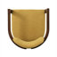 Upholstered Fabric Side Chair Set of 2, Solid Wood Frame, Classic Brown and Walnut, 23 W x 23 D x 30.5 H