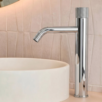 Single Hole Bathroom Vessel Faucet, Single Handle Bathroom Vessel Sink Faucet with Drain Assembly