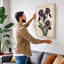 Purple Iris Study Botanical - Wrapped Canvas-1043471887-1043471873