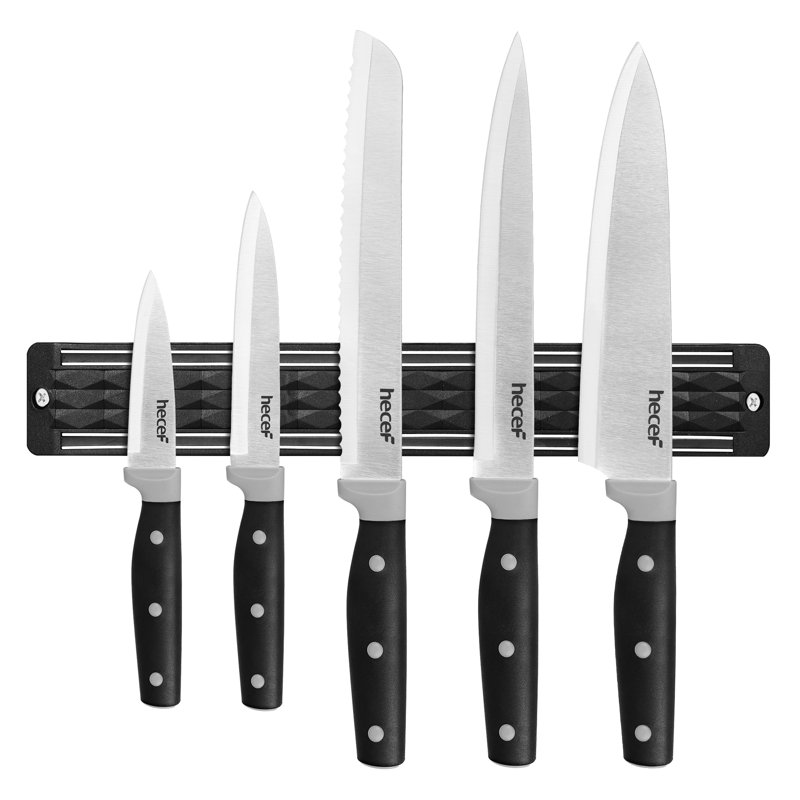 Ensemble de couteaux 6 pièces Hecef, Black