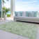 Machine Washable Indoor/Outdoor Xhevrie Aloe Rug