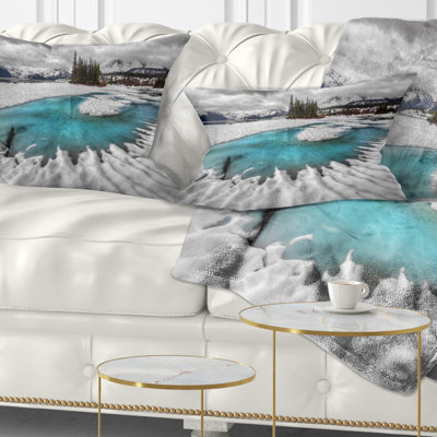 Coussin Frosted Crystal Clear Lake