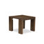 L'ensemble de 13 tables de salle à manger comprend une table de cuisine rectangulaire extensible et 12 chaises de salle à manger en tissu de polyester, noyer antique-1494157771