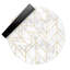 Round Beqir Marble Vinyl 2.8mm Vinyl, Phthalate Free With Exclusive Printed Designs. Area Rug-2094899081