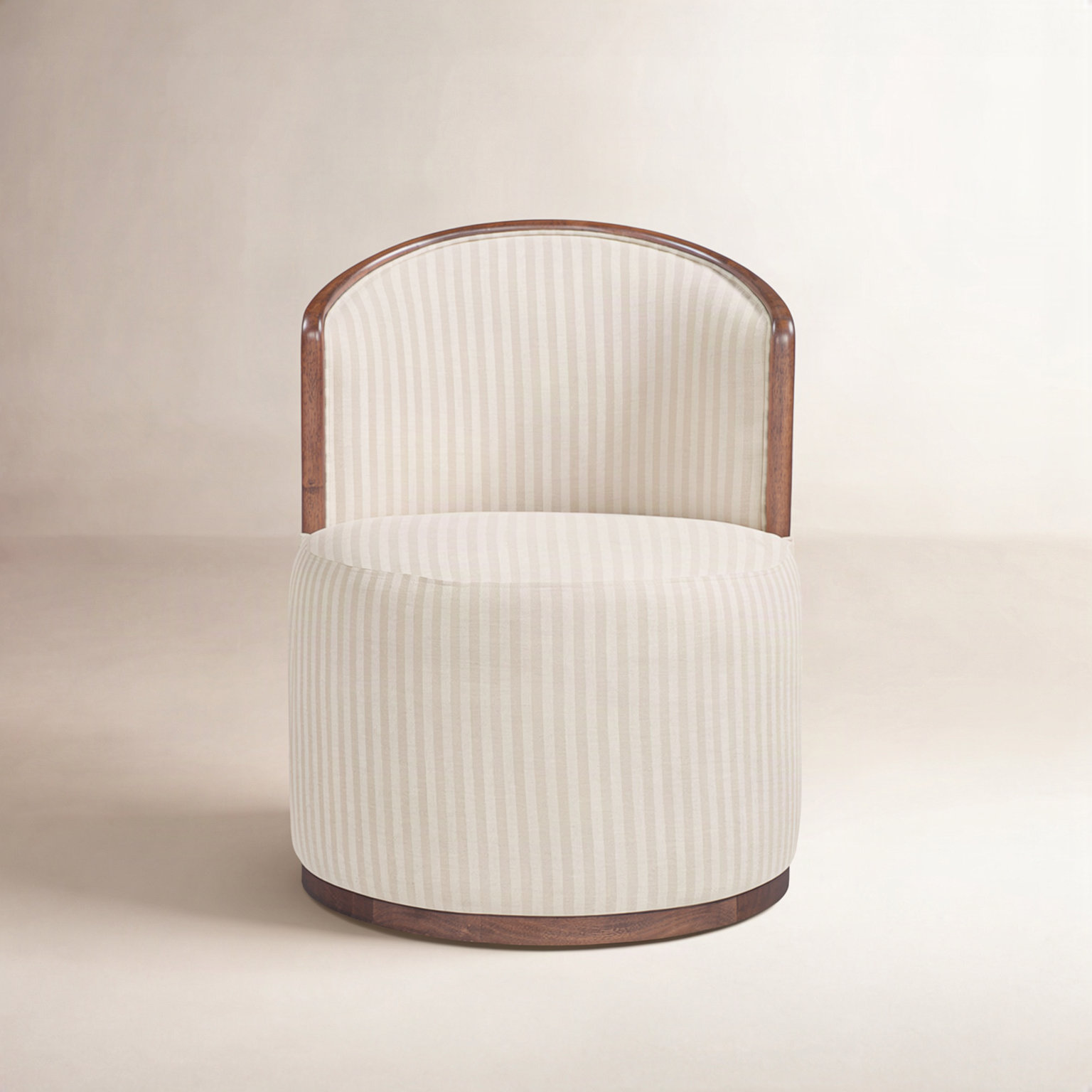 Teddrick Swivel Dining Chair, White; Gray