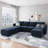 Tremee 7-Seater Upholstered Reversible Sectional-87089725