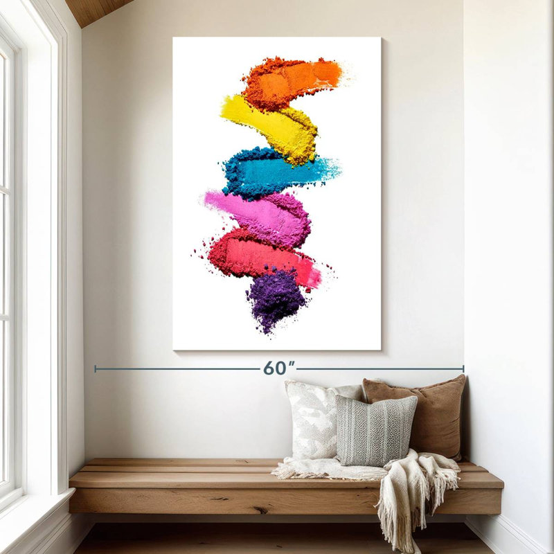 Shuttleworth Multicolored Eye Makeup, 51" H x 34" W