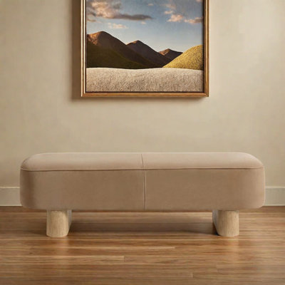 Simple long bench cloakroom casual cushion