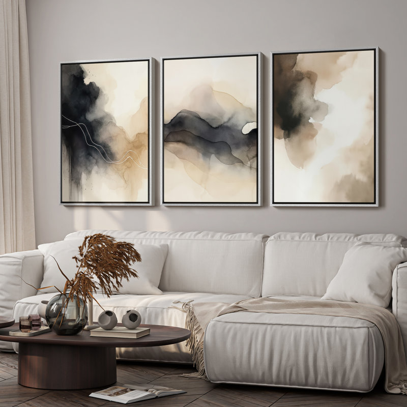 Art mural encadré, rétro, antique et classique pour chambre à coucher - 16 po x 24 po, H 24 po x l 16 po, Noir
