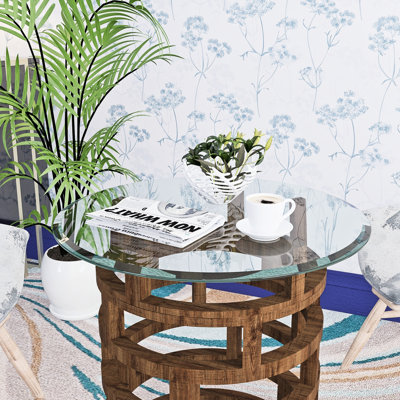 24"x24"x0.4" Transparent Tempered Glass Table Top, Beveled Edge, Wear And Heat , Great For Office Lobby Tables 24" 2/5 Inch Thick, Clear With Polished Impact For Dining