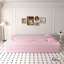 Canapé de sol avec 2 coussins, tissu convertible en peluche-650388183