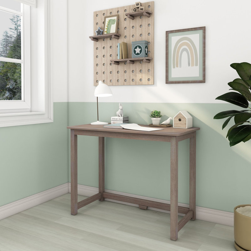 Essays Large Writing Desk, Clay, 29.75"H x 39.5"W x 19.75"D