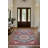 Motto Blue Oriental Machine Printed Cotton Polyester Area Rug-101197419
