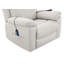 Fauteuil inclinable électrique poli en microfibre-1674079992