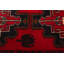 Tapis rouge Teimani 2 pi 9 po x 4 pi 10 po