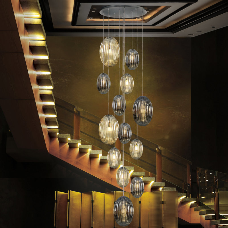 Nola 13 - Light Chrome Cluster Pendant