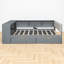 Lit de jour double avec bureau, station de charge et rangement-1677185665