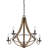 Cahill 5 - Light Dimmable Wagon Wheel Chandelier
