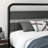 Minos Metal Bed Frame with Headboard and Footboard-500829708-500829705
