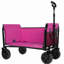 Chariot utilitaire polyvalent et pliable polyvalent à 4 roues avec banquette et attache pour animaux-120192100