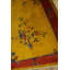 Antique Art Deco Small Scatter Size Wool Pink, Yellow / Gold Rug