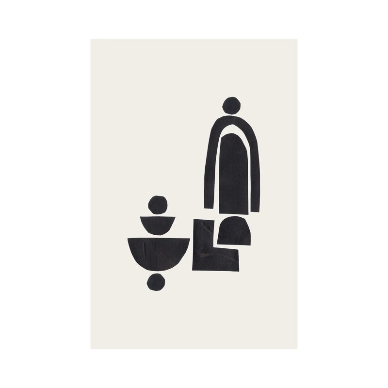 Mother & Child by EnShape - Wrapped Canvas Print, 20.32 cm H x 30.48 cm W
