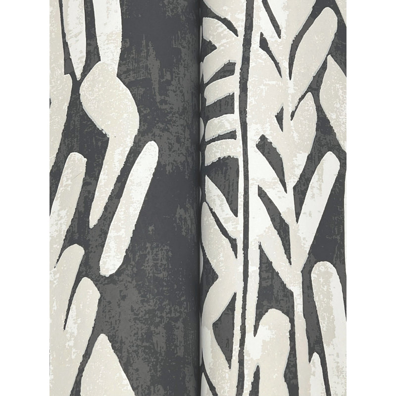 Timira  Wallpaper, Black