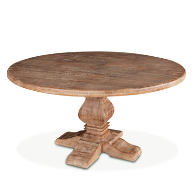 Lyons Round Solid Wood Dining Table