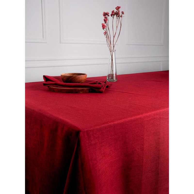 Nappe en lin - 100% lin noir pur - Nappe lavable à la machine pour les tables rectangulaires pour l'automne, Halloween, l'Action de grâce