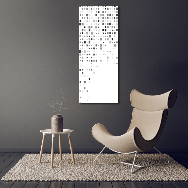 Abstraction Squares - Wrapped Canvas Print