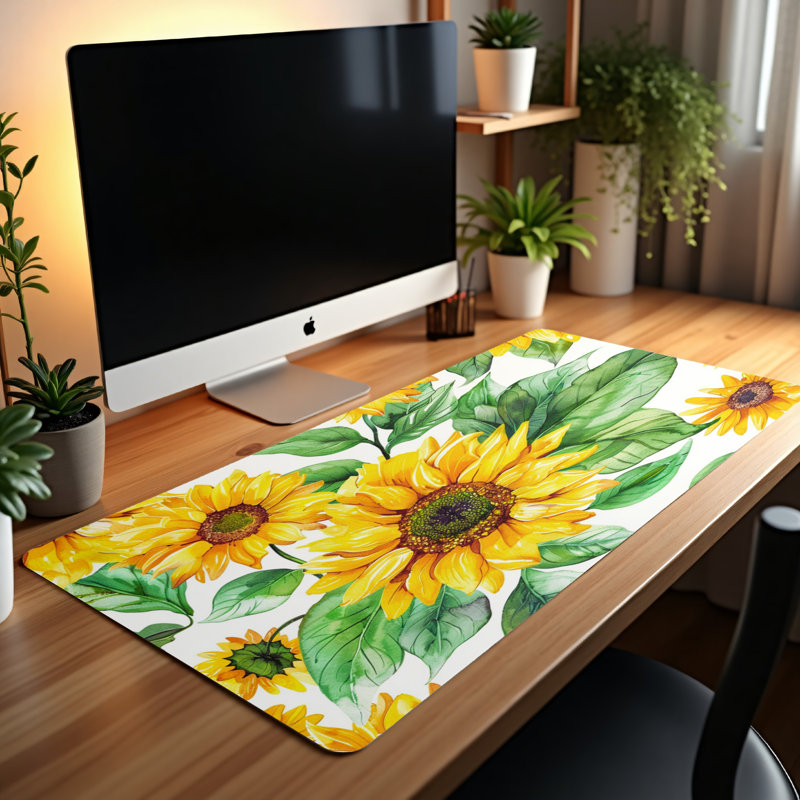 Polyester Desk Pad, 14.4x12.1