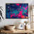 Avery Blue Magenta Abstract-107871548