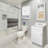 16 Inch Bathroom Medicine Cabinet, Wall Mounted, Mirror-706755311-704702494