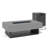 Outdoor Rectangular Steel Fire Pit Table With Hidden Fuel Tank-1387297422