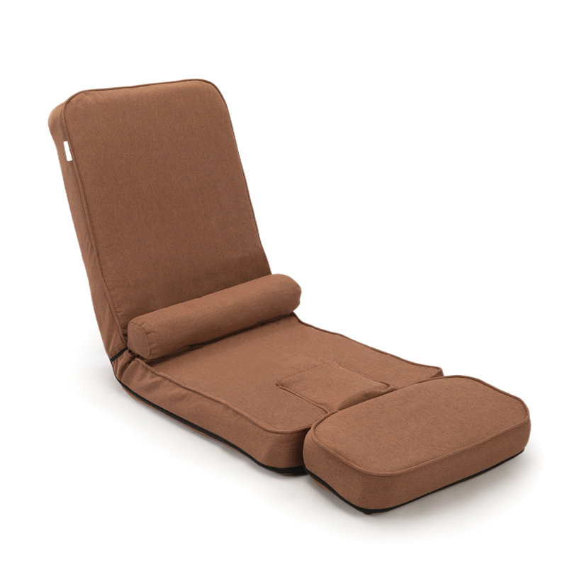 Brun foncé polyvalent avec angles réglables. Offre un confort inégalé. Pliable pour économiser de l'espace. Utilisable instantanément. Composé de lin, de coton PP et de fer. Idéal pour un angle de vie principal